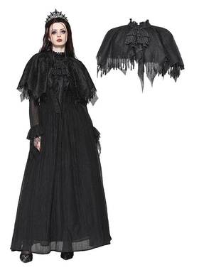 DARK IN LOVE哥特女装 哥特式深色纹身斗篷 BW142