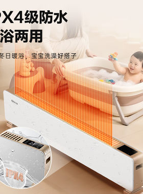 先锋取暖器踢脚线电暖器石墨烯遥控电暖气浴室加热器DTJ-T5Pro