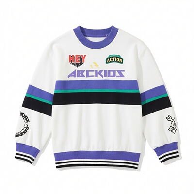 商场同款Abckids男童拼色卫衣