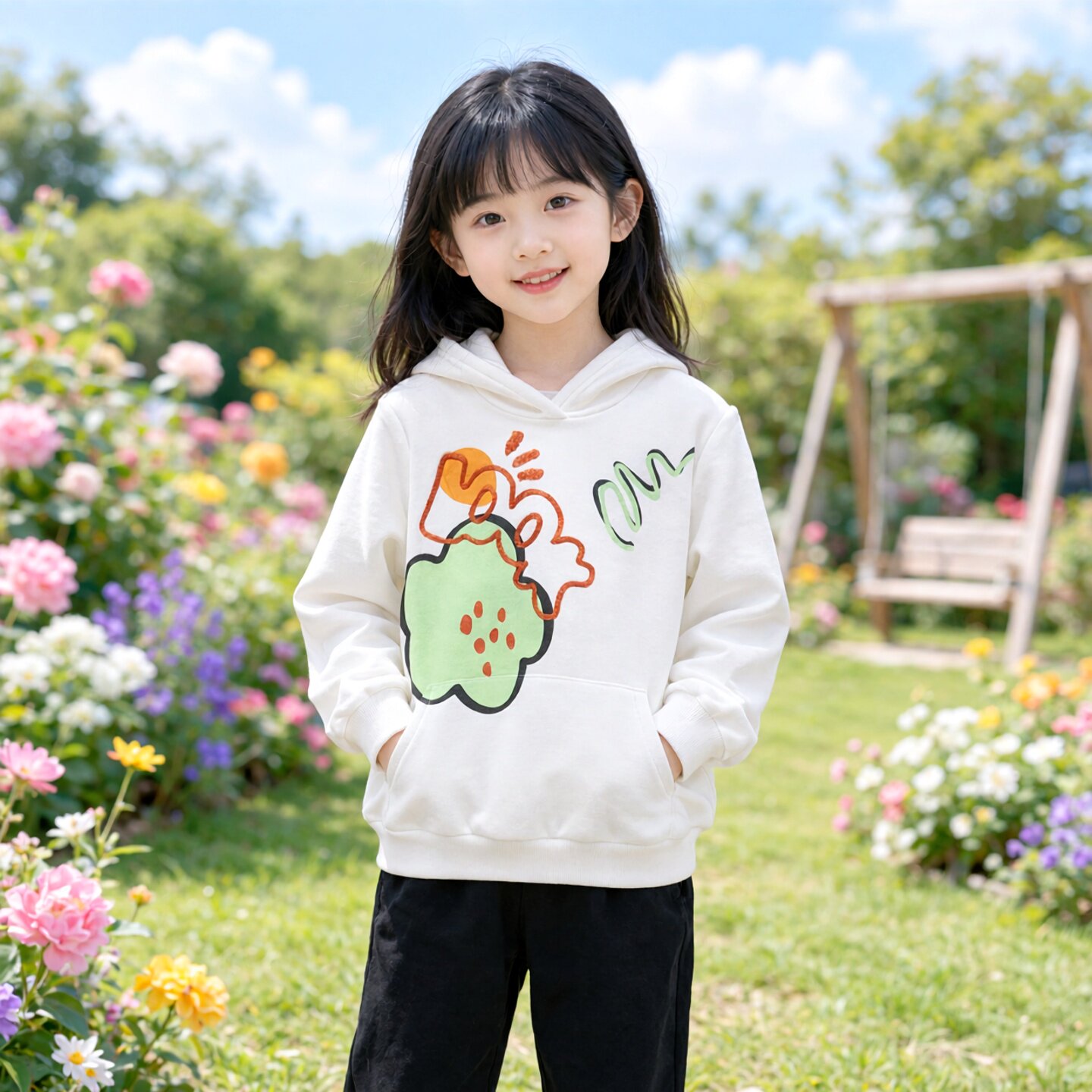 秋款运动衫卫衣卡通套头abckids图片