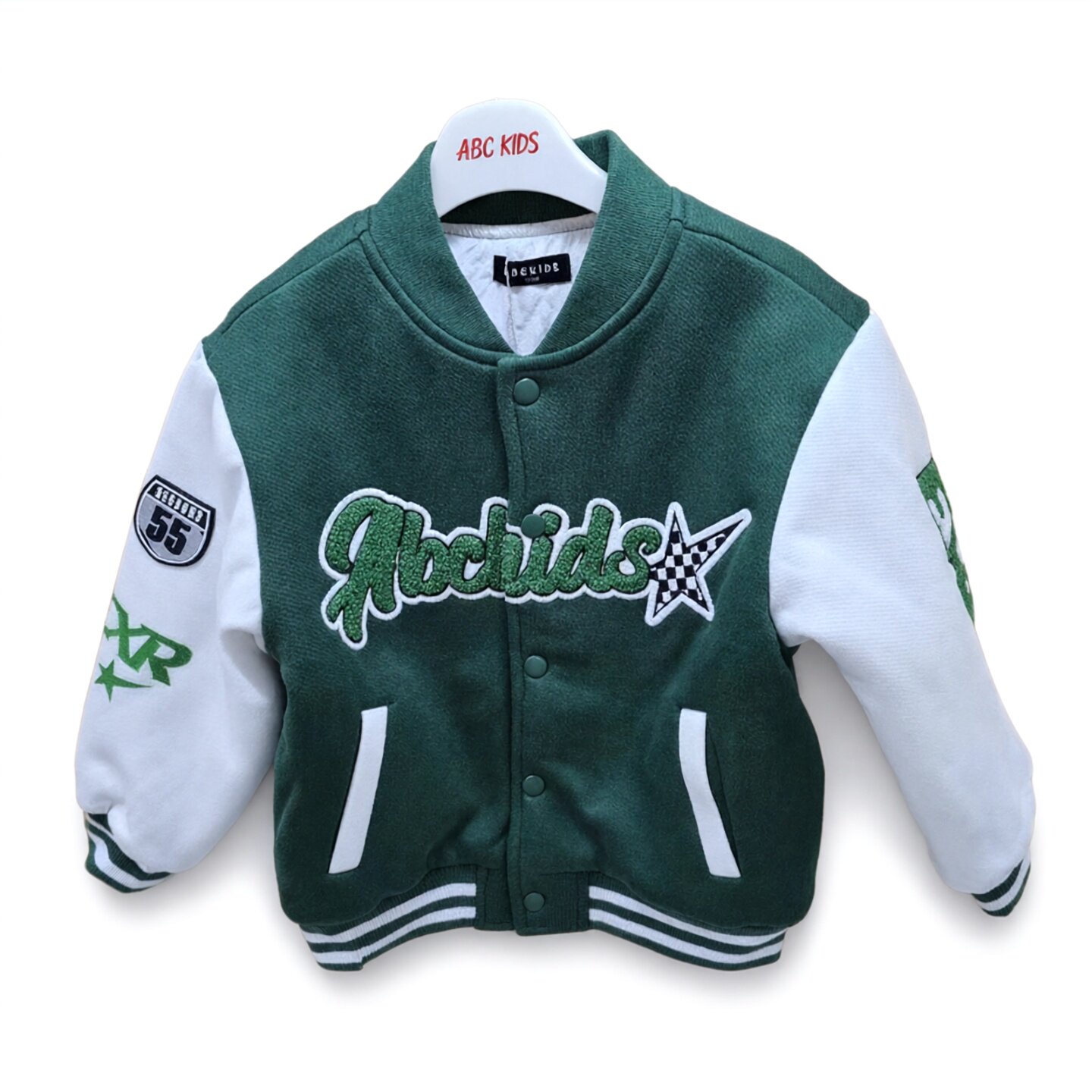 商场同款abckids童装冬季男童夹棉加厚棒球服茄克外套 F352303117图片
