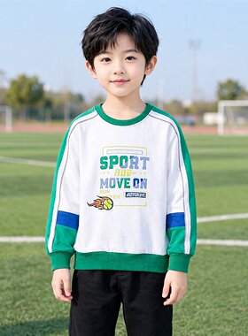 卫衣童装男童宽松Abckids春秋季