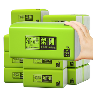思景家用品质装90抽24包木浆抽纸