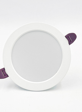 led筒灯超薄嵌入式天花灯吊洞灯6w10w4寸15w20w黑边