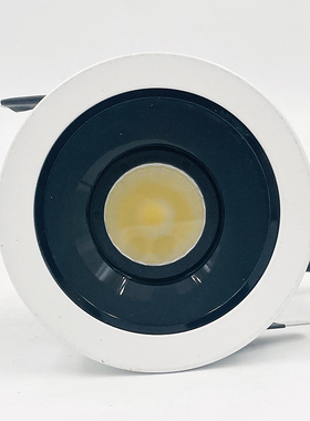 百尔照明led洗墙灯cob射灯12w中性光4000k开孔75防眩深杯天花灯