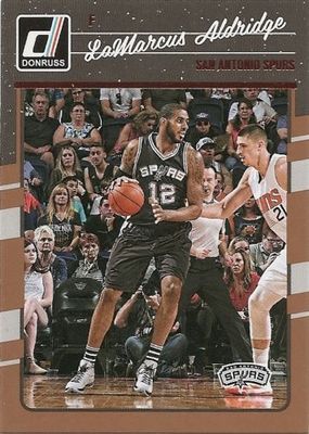 【MJ卡世界】NBA球星卡 Panini Donruss 马刺队 阿尔德里奇 常规