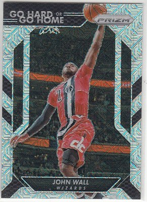 NBA球星卡 Panini Prizm 奇才队 约翰 沃尔 MOJO折射限25