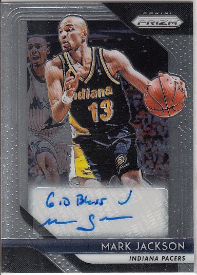 NBA球星卡 Panini 步行者队传奇 马克 杰克逊 签名 亲笔签字卡