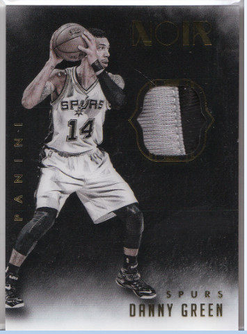 nba球星卡 panini noir 丹尼 格林 球衣patch球衣卡限25 马刺队