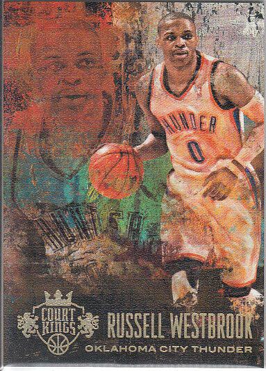 【mj卡世界】nba球星卡 panini 威斯布鲁克 油画金限25 雷霆队