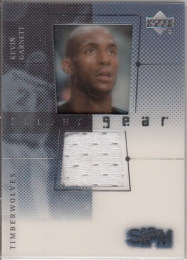 NBA球星卡 UD 森林狼队 凯文 加内特 经典胶片球衣卡