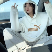 Белая золотая толстовка с капюшоном