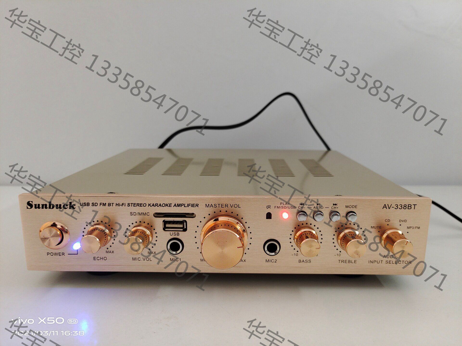 议价 库存清仓5.0声道蓝牙功放机大功率家用唱歌卡拉ok功放非二手