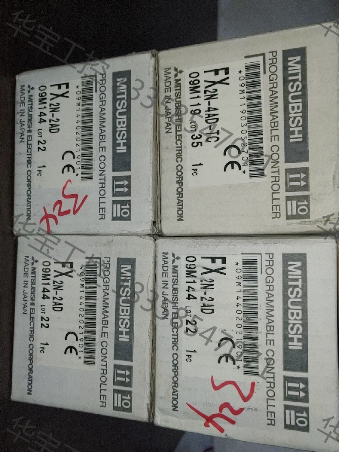 议价 三菱模拟量模块fx2n一2ad,全新原装正品 三个fx2n-