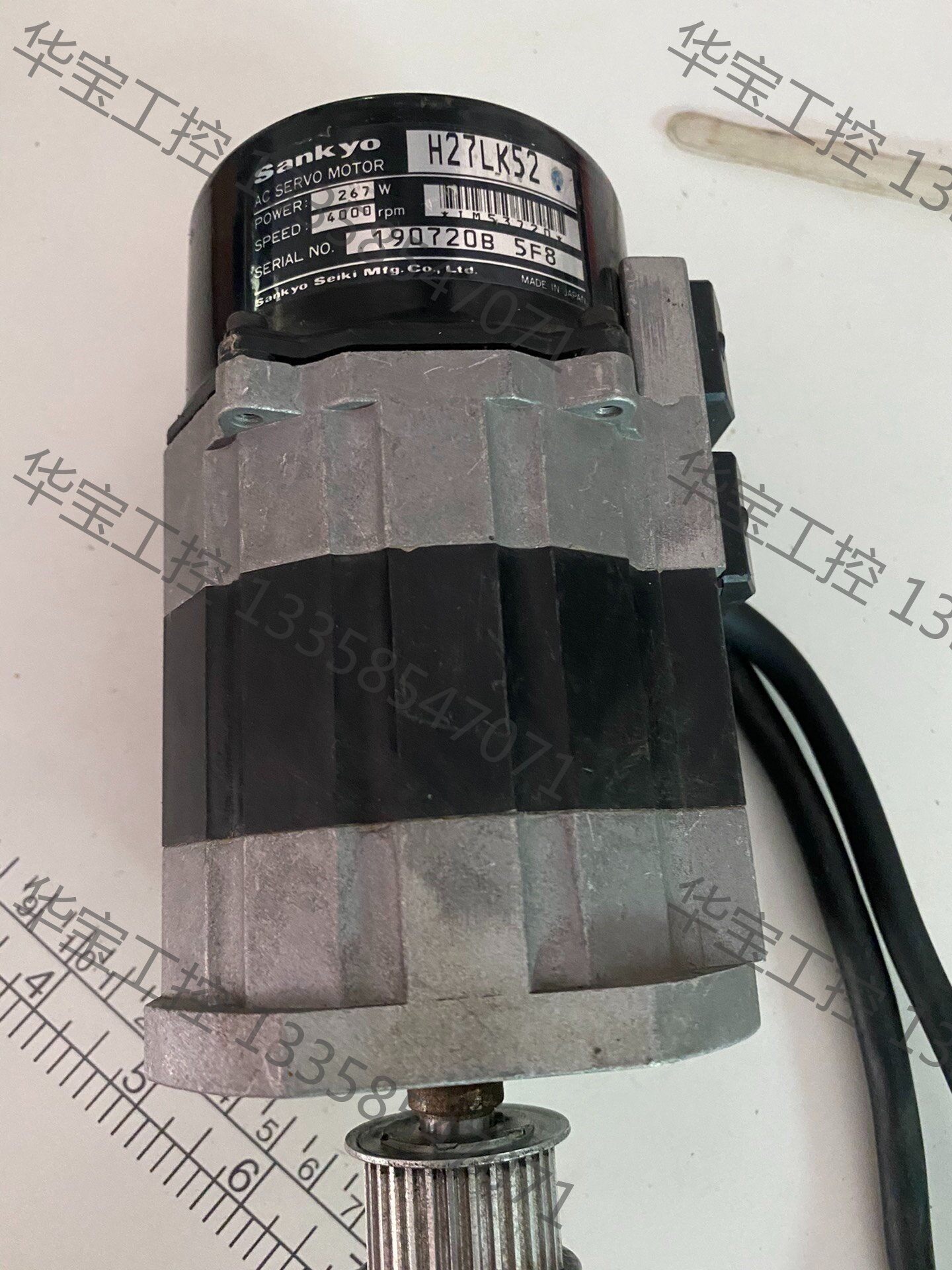 议价 日本进口sankyo伺服电机 h27lk52 267w 40