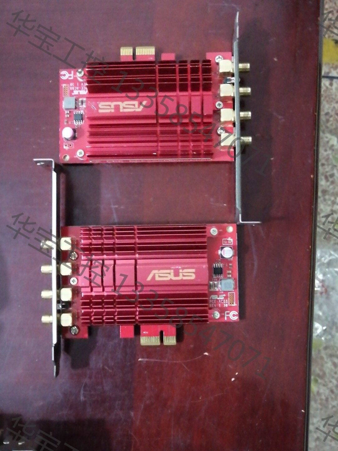 议价 正品国行华硕pce-ac88台式机nas无线网卡pcie双频