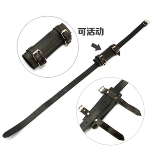 刀剑配件 剑道腰带布袋单肩斜跨背带PU皮刀剑固定装置刀剑 腰带刀