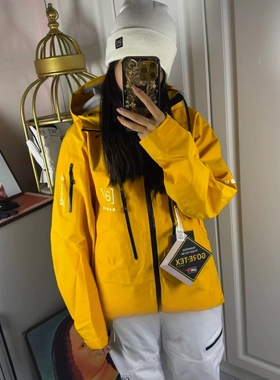 伯希合和AK滑雪服男女同款硬壳3LGTX防水二万加单板双板雪服