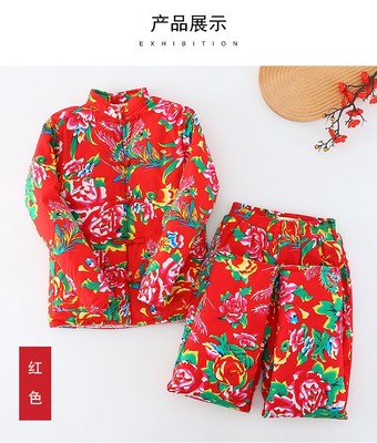 丝绵加厚棉衣民族风修身