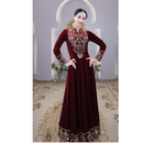 A2693依曼之舞异域风情刺绣小摆新疆舞服连衣裙中老年广场跳舞服