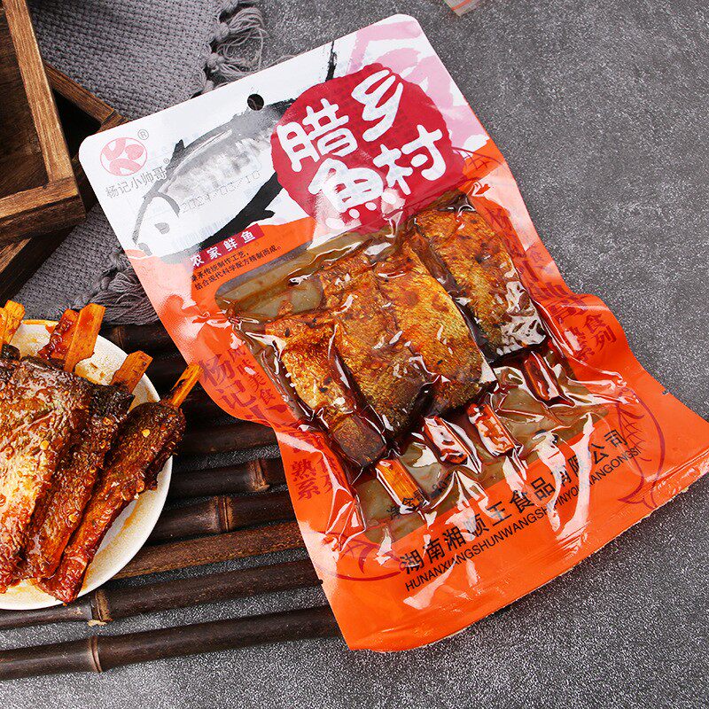 湖南特产农家乡村腊鱼鱼尾巴即食