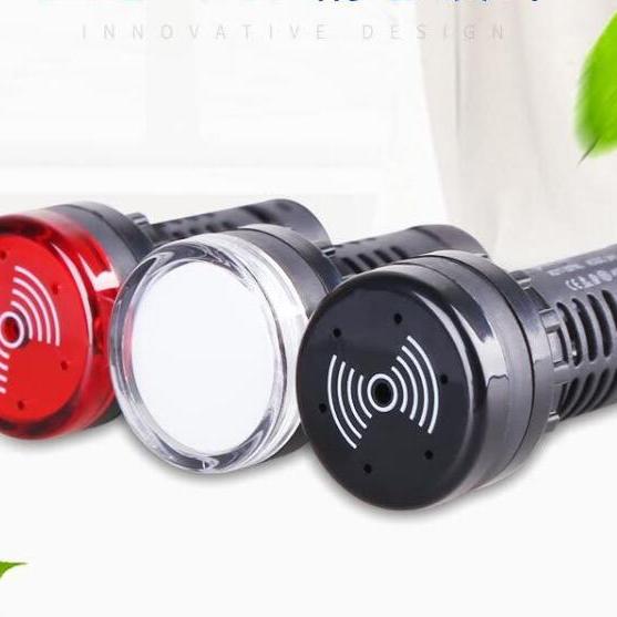 AD16-22SM蜂鸣器 闪光声光报警器蜂鸣器12V24V36V110V220V380V
