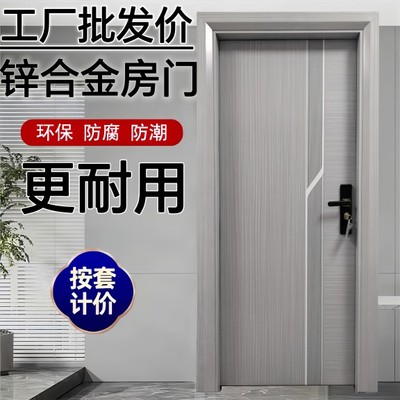 现代简约房间门锌合金