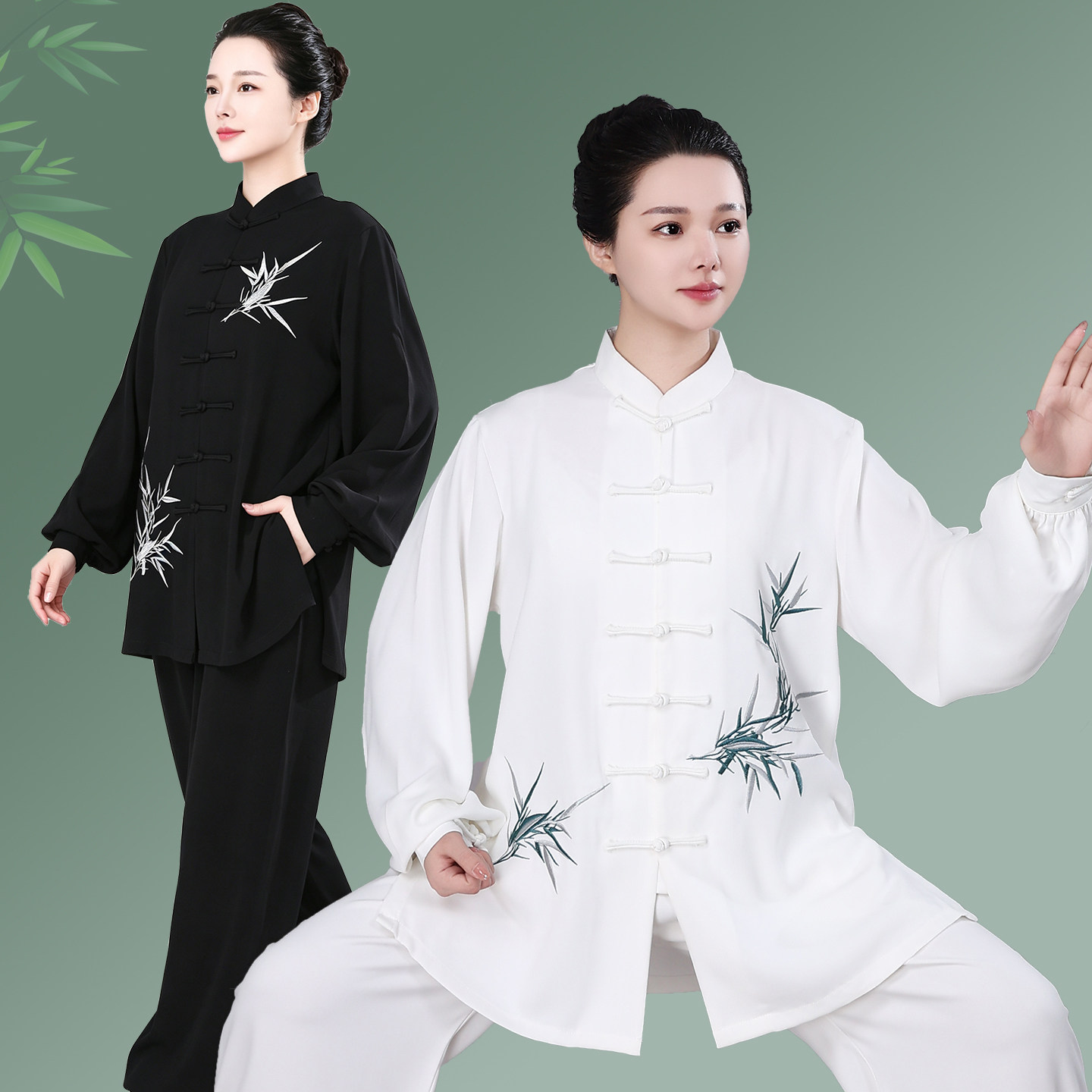 宏情太极服女款2026春夏八段锦太极拳服新款男士武术表演练功服装