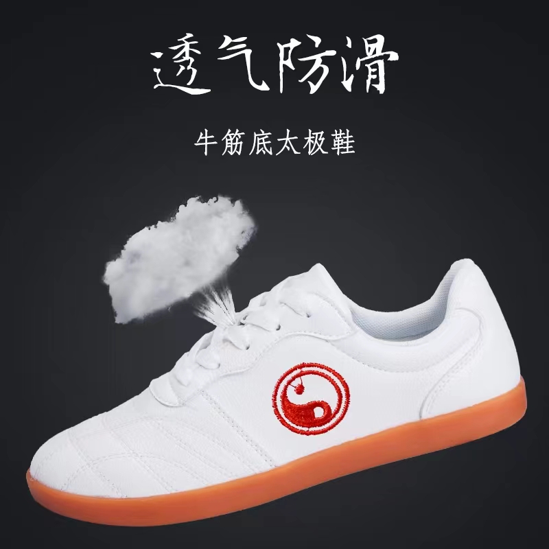 透氣！不悶腳真皮太極鞋武術鞋