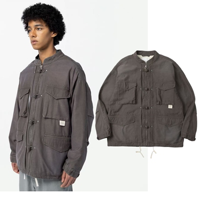 MADNESS工装立领多口袋夹克男