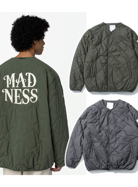 细节狠货！MADNESS 25AW余文乐秋冬棉服外套无领道袍棉衣复古工装