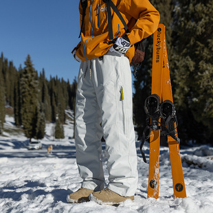 东北零下机能工装户外羽绒裤男款直筒加厚保暖滑雪裤冬季防风长裤