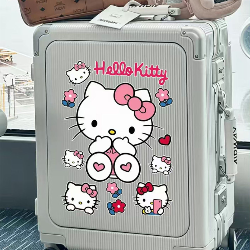 凯蒂猫KT猫行李箱贴防水不留胶高级感旅行箱笔记本改造专用装饰贴