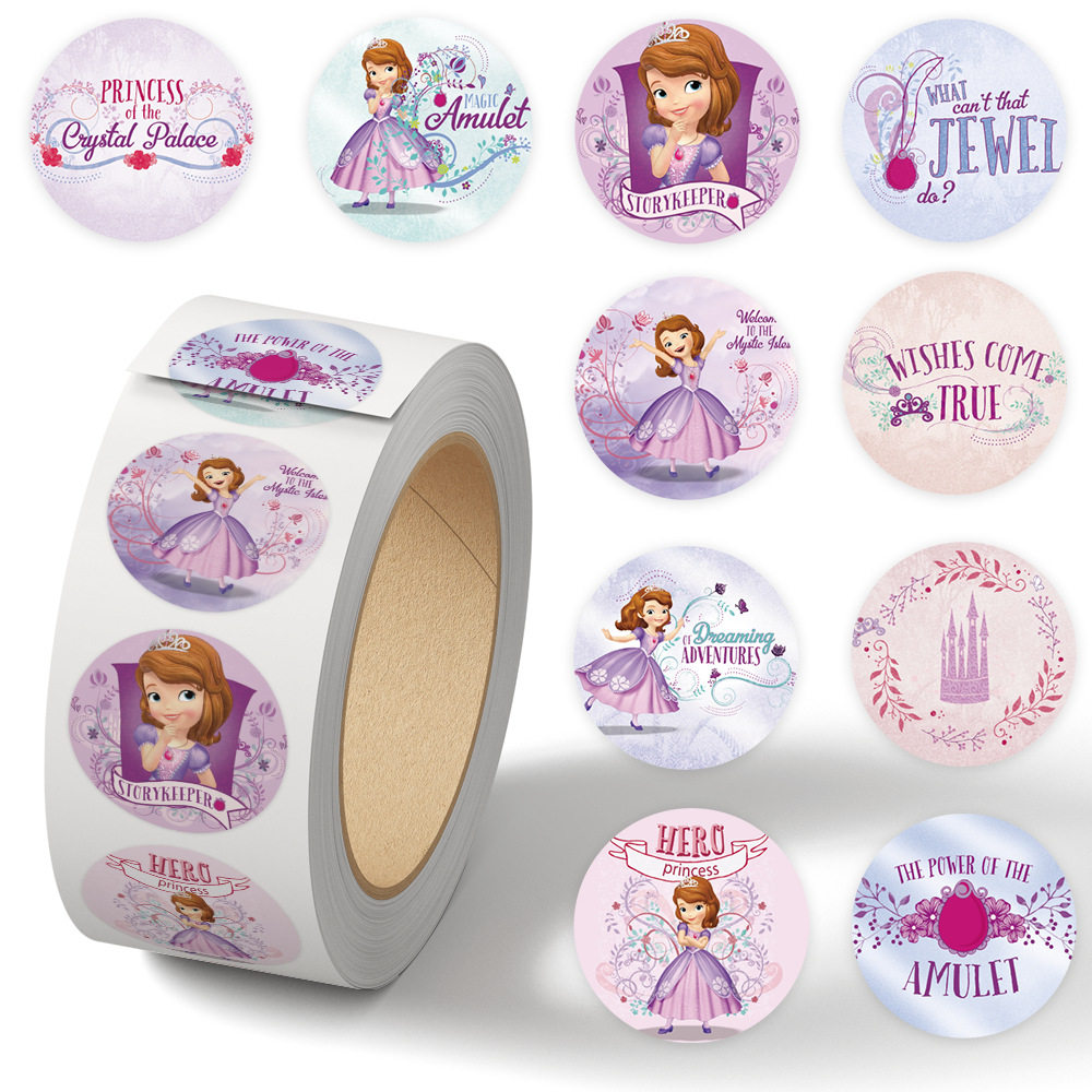 1000贴苏菲亚公主卷卷贴纸ins卡通可爱少女心手帐手机壳贴画防水,玩具/童车/益智/积木/模型,贴纸,淘宝优惠券,粉丝福利购,淘宝优惠卷