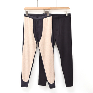 绒裤 超级熊262大码 加绒羊毛蚕丝磨绒中厚打底裤 带护膝保暖裤 男士