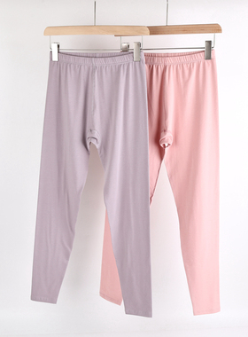 俏情人85024女士青年纯棉莱卡薄款高腰保暖内衣秋衣秋裤长裤衬裤