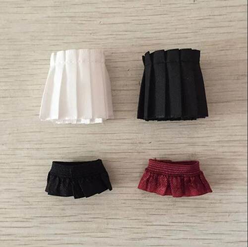 机娘裙子衣服 适配figma女神装置改件30ms1/12女兵人素体模型配件