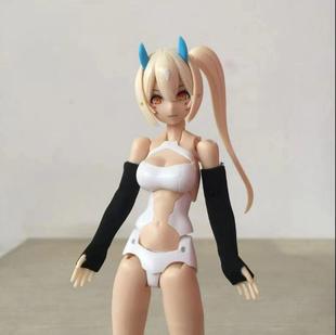 机娘手套衣服 适配figma女神装置改件30ms1/12女兵人素体模型配件