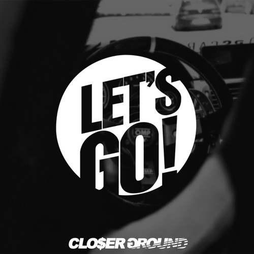 let's go创意文字反光贴越野车改装汽车前档后档玻璃车窗贴车身贴