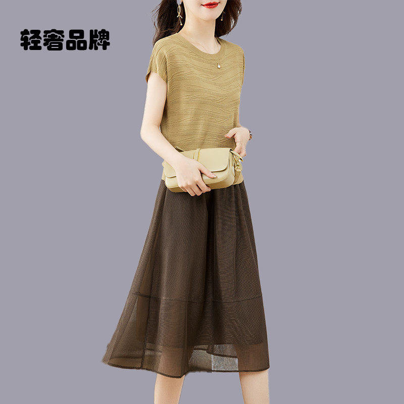 朗姿约定连衣裙女2026年新款连衣裙