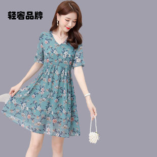 朗姿约定真丝连衣裙女高端2026新款夏季小个子显高桑蚕丝裙子