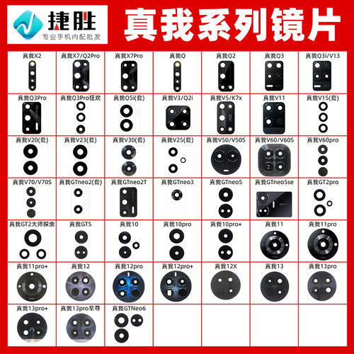 适用真我Realme系列镜面镜片