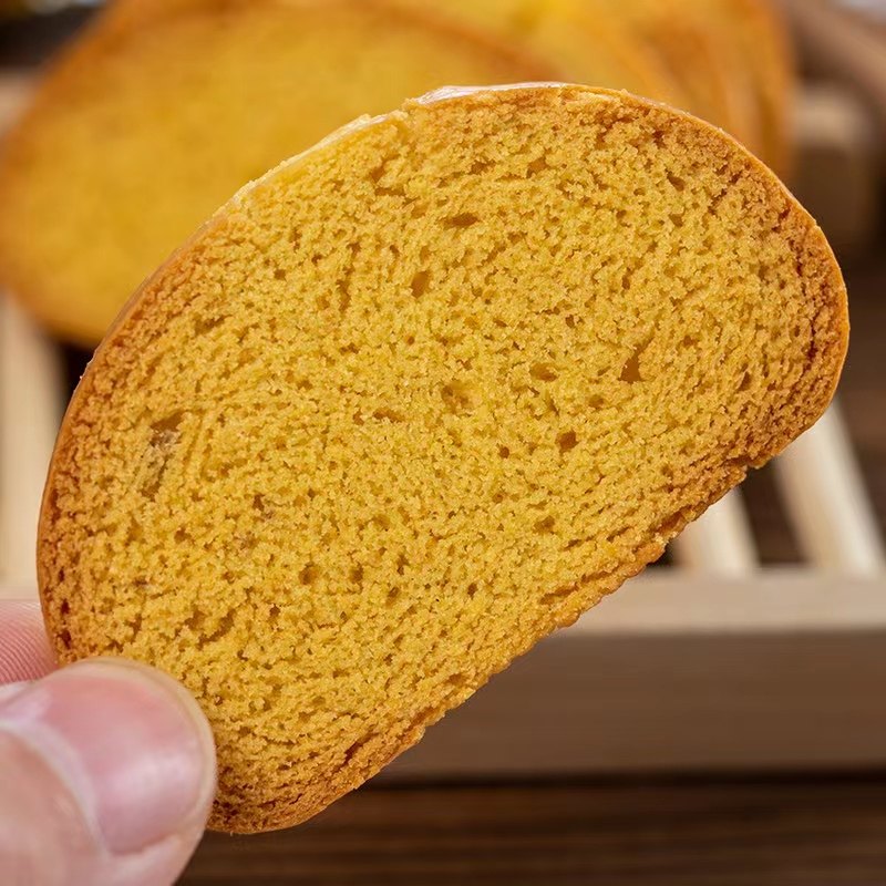 山西特产玉米面南瓜烤馒窝头片粗粮饼干杂粮早餐红高粱干馍片袋装