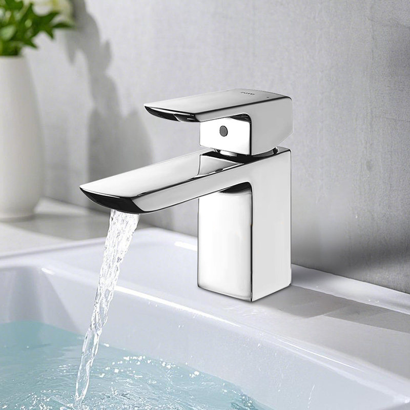 TOTO水龙头TLG02301/02304/02307单把冷热双控方形高把洗脸盆水嘴