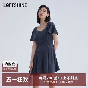 LOFTSHINE珞炫连体裤 舒适连体衣42217243 时尚 女高级感夏新款