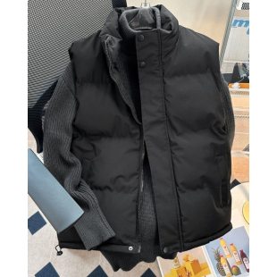 棉马甲男秋冬季新款潮流百搭加厚保暖情侣款立领坎肩无袖外套上衣