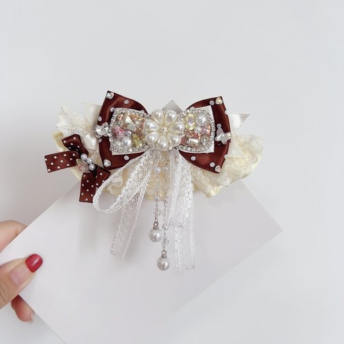 原创手作呲甜软妹洛丽塔蝴蝶结发饰可爱Lolita蝴蝶结KC头饰