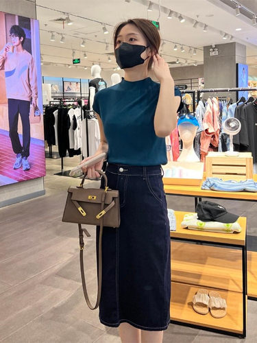 减龄套装牛仔裙女秋季