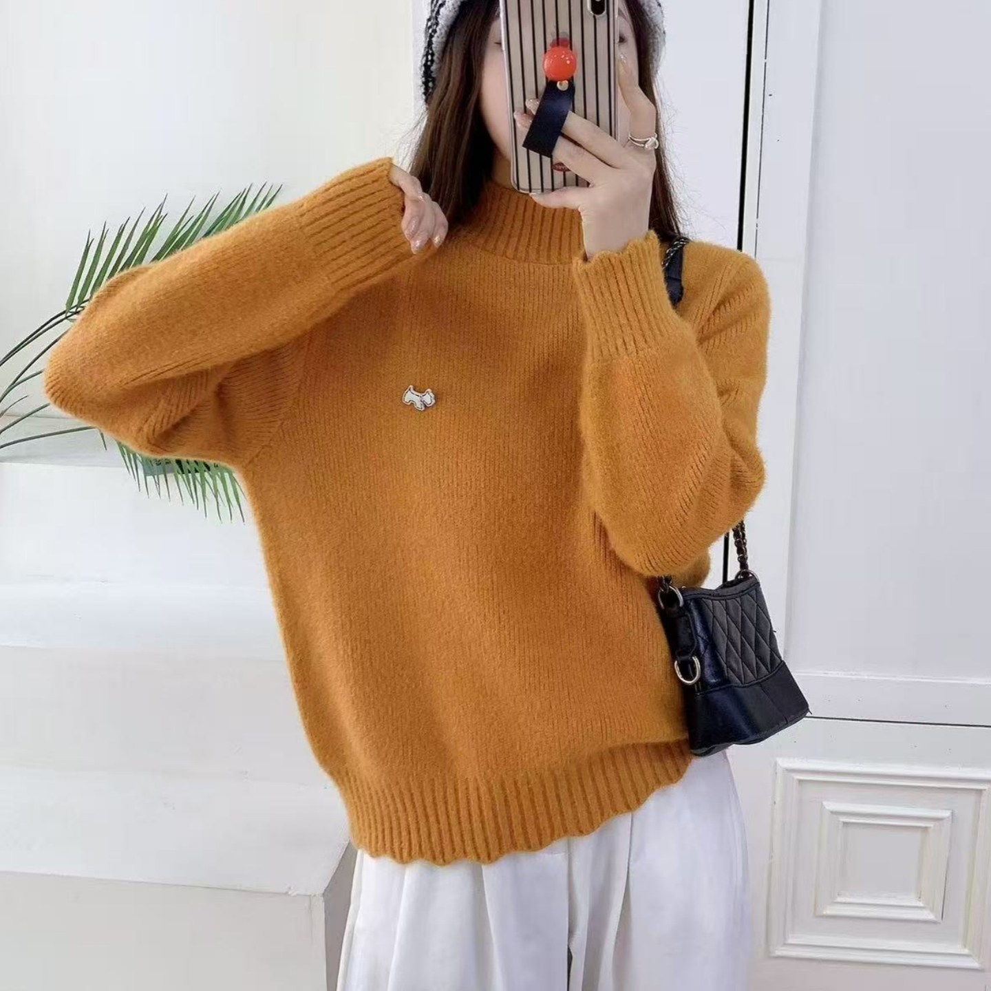 半高领毛衣女秋冬2025新款
