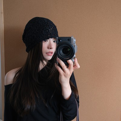 薄款镂空时尚手工钩帽子女编织针织帽子女春夏季纯棉线冷帽显脸小